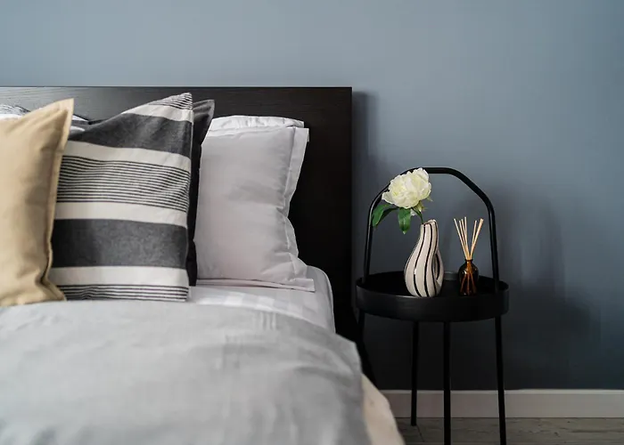 Chic Black & White 2br Retreat On Dambovitei 公寓